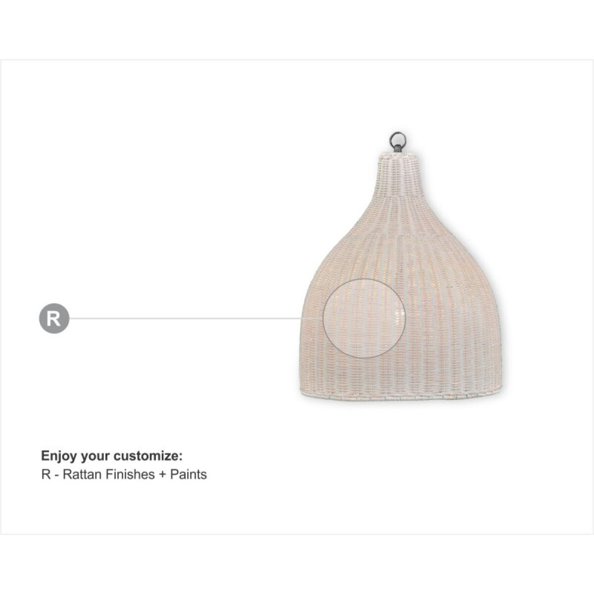 4dcf5c8d9c082003100cc790abd3137c Hampton Rattan Pendant Medium - Image 1