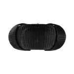 Oasis Ellipse Rattan Pendant - Image 4