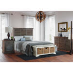 Homestead Bench W/ Rattan Baskets Chairs & Benches Black 11