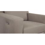 Somers Leather Track Arm Power Zero Gravity Wall Recliner - Image 11