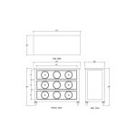 Laguna 3 Drawer Dresser - Image 9