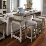 Morgan Creek 4 Piece Console Set (1-Console 3-Stools)