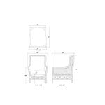 Hampton Rattan Wing Chair - Image 7