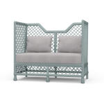 Rabana High Back Rattan Loveseat