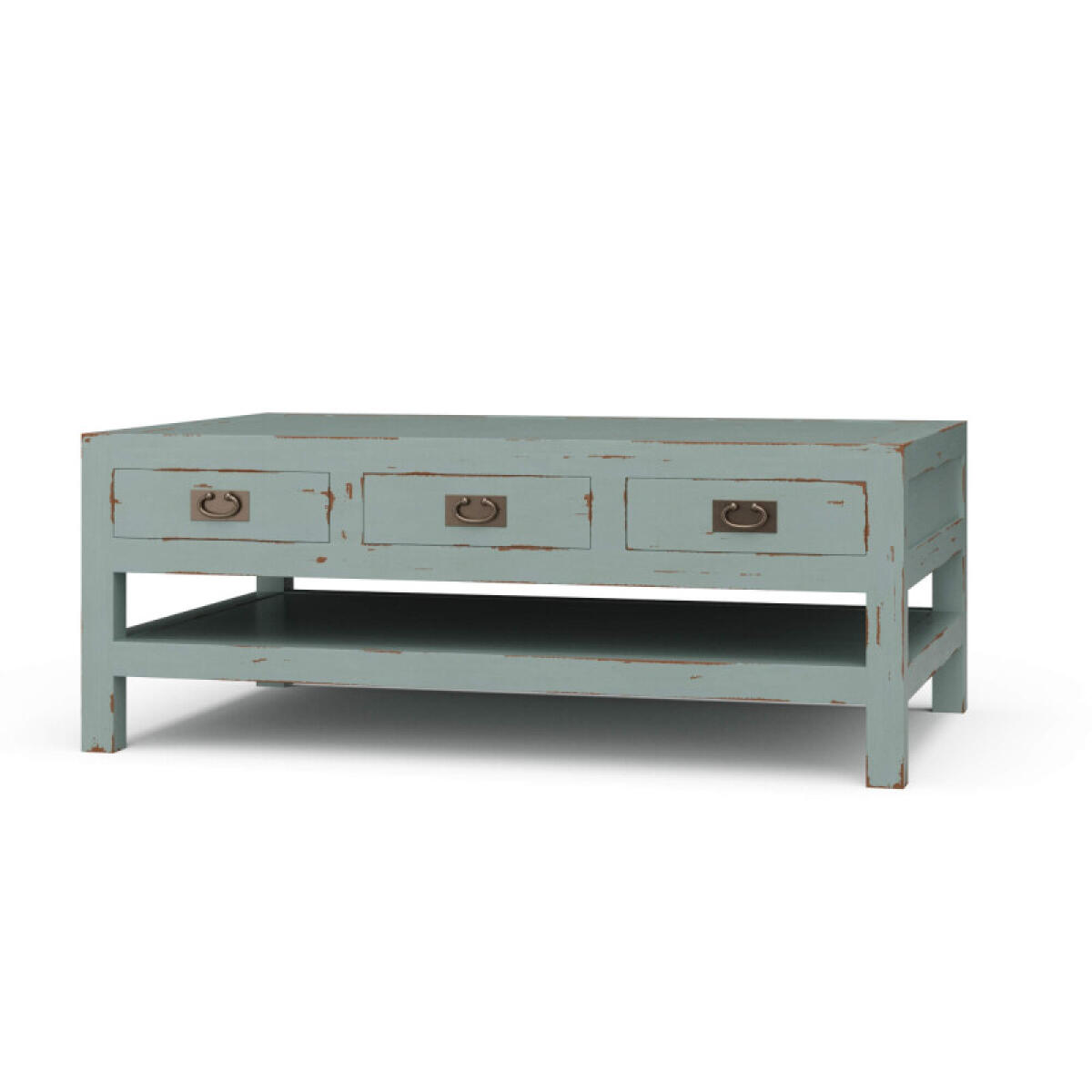 4e7e1512305fa15f4887887b0195e1a2 Kagu 6 Drawer Coffee Table W/ Shelf - Image 1