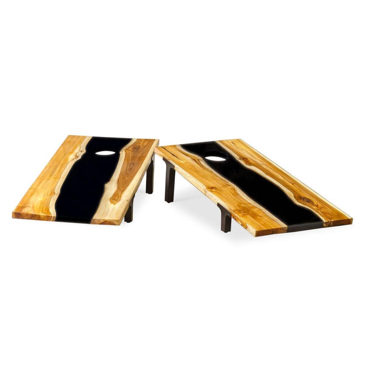 4e8d02e5f115cad307405cad77f3e9a5 Clearwood Cornhole Game, Black, S/2 - Image 1