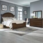 King Poster Bed, Dresser & Mirror