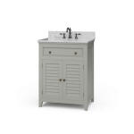 Shutter Vanity W/ Sink & Marble Top - Image 3