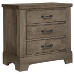 Cool Rustic Nightstand - 3 Drawers - Image 7