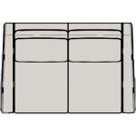 Rhonda Round Leather Ottoman Ottomans & Poufs Bassett Furniture 8