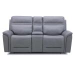 Loveseat w/Console P3 & ZG - Blue Gray - Image 6