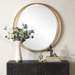 Rhodes Round Mirror Mirrors Gold 11