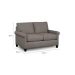Spencer Roll Arm Loveseat Sofas Bassett Furniture 11