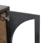 Archway 2 Door Accent Cabinet Dining Storage Black 25