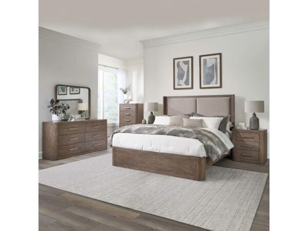 South Bend Queen Shelter Bed, Dresser & Mirror, Chest, Night Stand Bedroom Sets Bedroom Sets