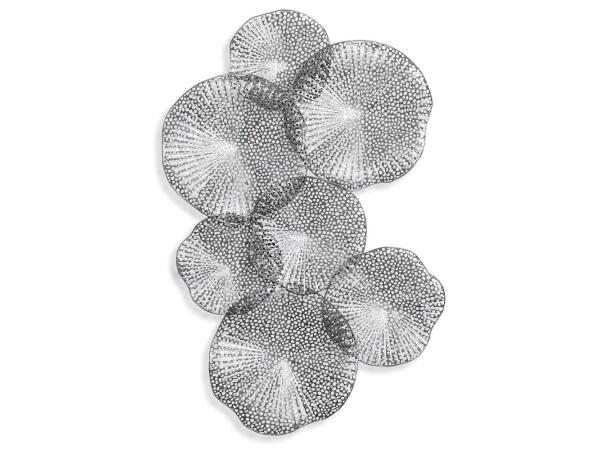 Ripley Metal Wall Decor, Pewter Wall Decor Pewter