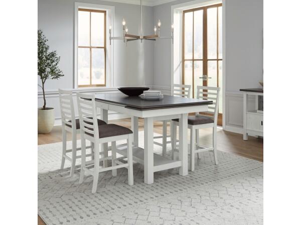 Brook Bay 5 Piece Gathering Trestle Table Dining Tables Dining Tables