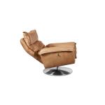 Dunn Leather Swivel Arm Chair Chairs Bassett Furniture 24