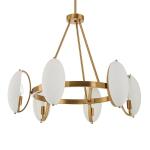 Oviform, 6 Lt Chandelier Lighting Gold 19