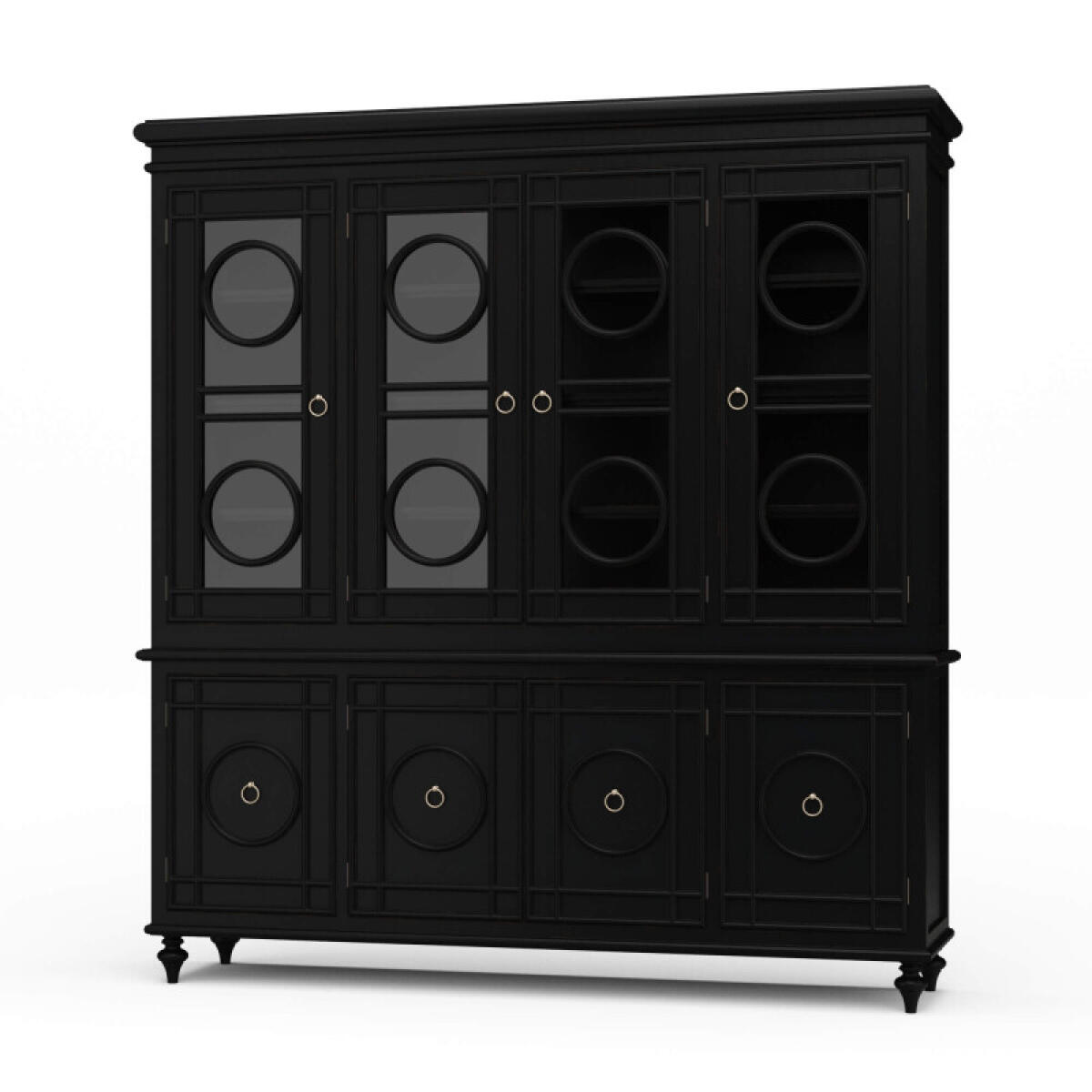 4fdc588906f617e049070c3bfeeb1451 Savannah Display Cabinet W/ Glass Door - Image 1