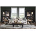 Glass Front Display Cabinet Dining Storage Barnwood Oak And Kettle Black 19