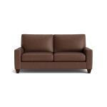 True Custom™ True Custom® Leather Large Track Arm Studio Sofa