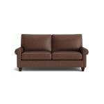 True Custom™ True Custom® Leather Panel Arm Studio Sofa