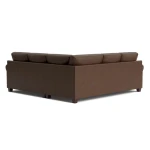 Carolina Leather Panel Arm L-Shaped Sectional - Image 4