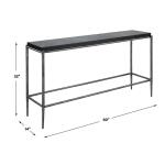 Crescendo Console Table Console Tables Black 19