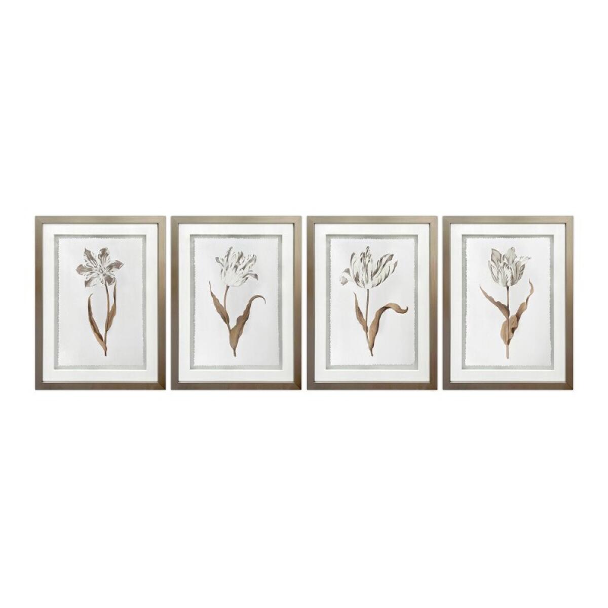 Gilded Botanicals Wall Decor Brown 2 Gilded Botanicals Wall Decor Brown 2