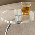 Waveney Drink Table, Nickel Chairside Tables Chairside Tables 21