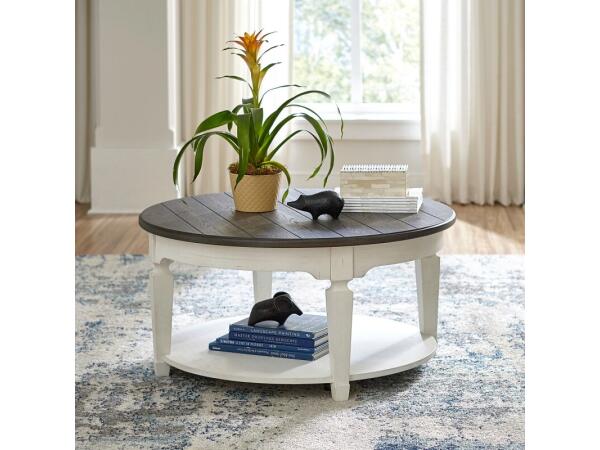 Allyson Park Round Cocktail Table Cocktail & Coffee Tables Cocktail & Coffee Tables