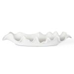 Ruffled Feathers Indoor-outdoor Bowl, White Accessories Accessories 8