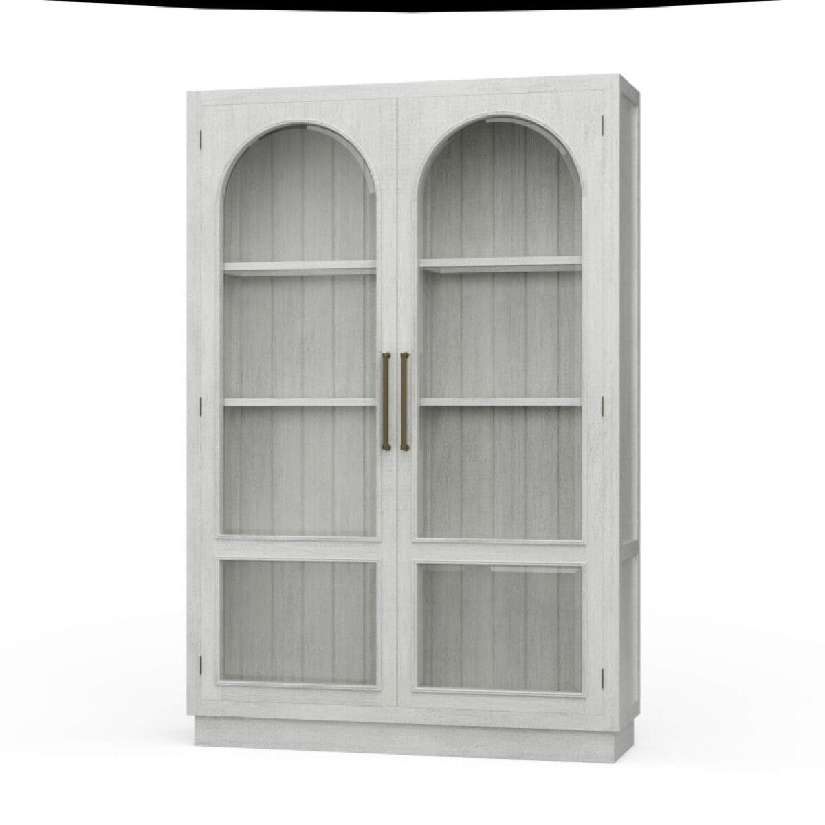 51b7c54262a5181721dc755ee6571e82 Vannes 2 Door Display Cabinet W/ Glass Shelves - Image 1