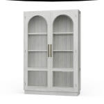 Vannes 2 Door Display Cabinet W/ Glass Shelves