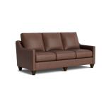 True Custom™ True CustomÂ® Leather Slope Arm Sofa Sofas Bassett Furniture 10