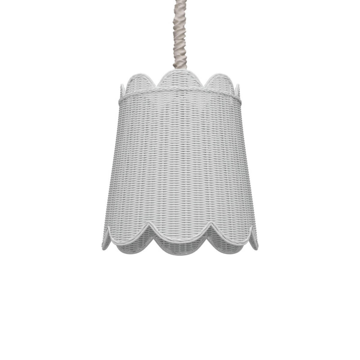 522c8b56a1cdc1b24e9f3dd32d977a7c Scalloped Rattan Pendant - Image 1