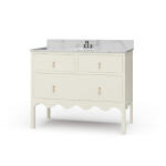Chloe Single Vanity W/ Sink & Marble Top - Image 2