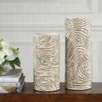 Timber Swirl Vases, S/2 - Image 2