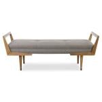 Waylon Bench, Taupe Gray