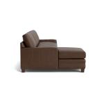 Carolina Leather Track Arm Chaise Sectional - Image 4