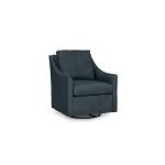 Sloan Leather Slope Arm Swivel Chair