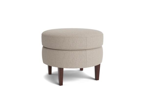 Delway Round Ottoman Ottomans & Poufs Bassett Furniture