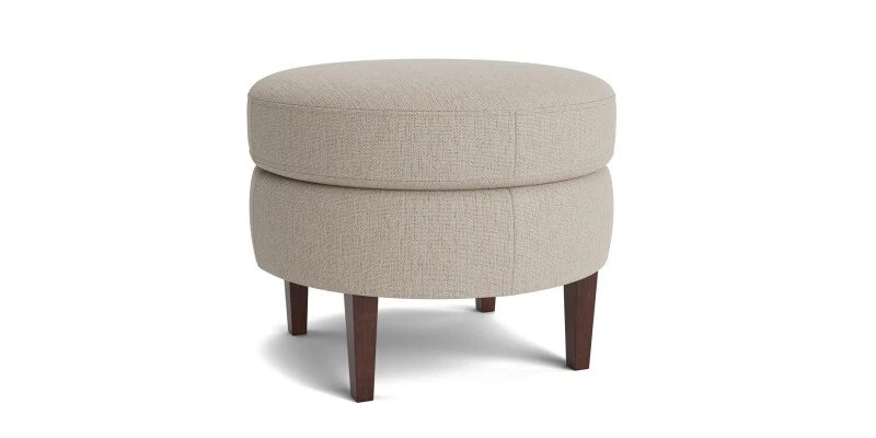 527ae93130aad2b9f7309cab1d2b32e1 Delway Round Ottoman - Image 1