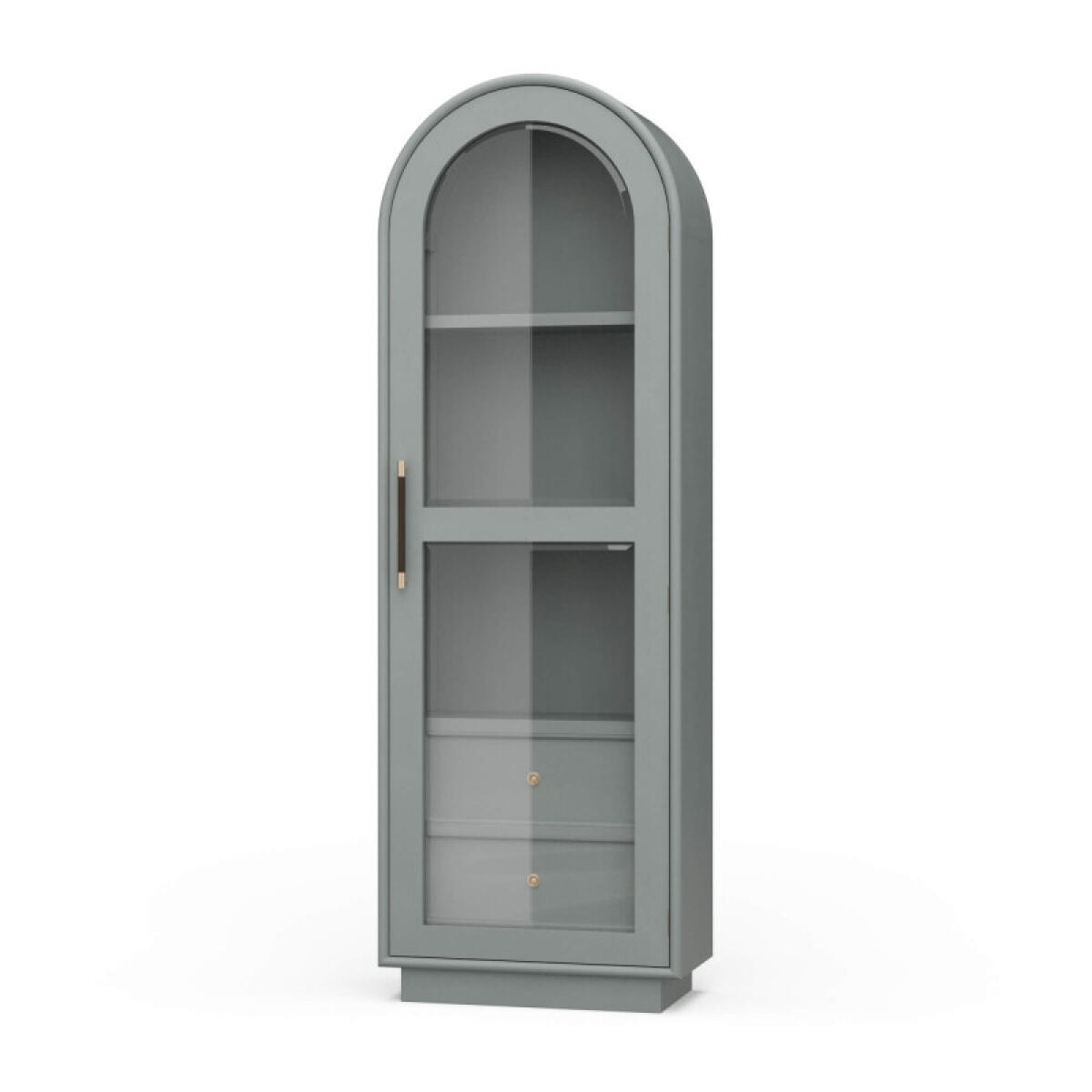 52af924f1f6c5fc29d2f7642e5945c0e Vannes Single Door Display Cabinet - Image 1