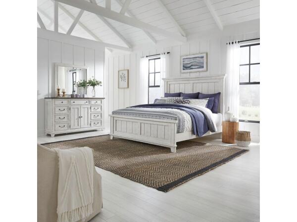 River Place Queen Panel Bed, Dresser & Mirror Bedroom Sets Bedroom Sets