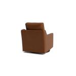 True Custom™ True Custom® Leather Slope Arm Swivel Chair - Image 5
