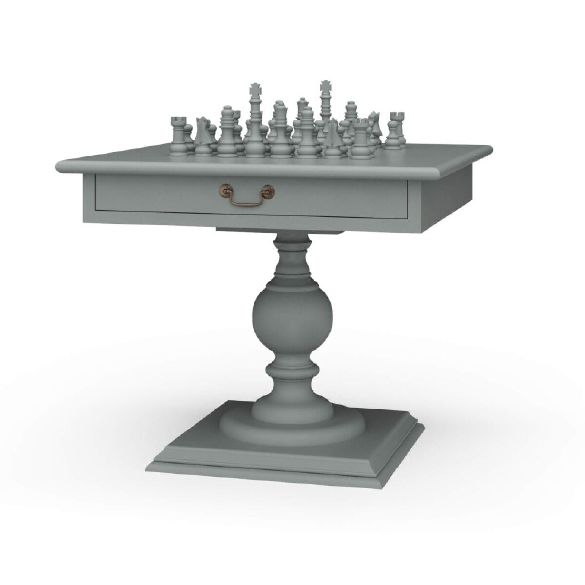 52f64293c487c031ecaa493b61d19ac1 Gloucester Chess Table W/ Drawer - Image 1