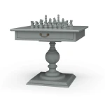 Gloucester Chess Table W/ Drawer