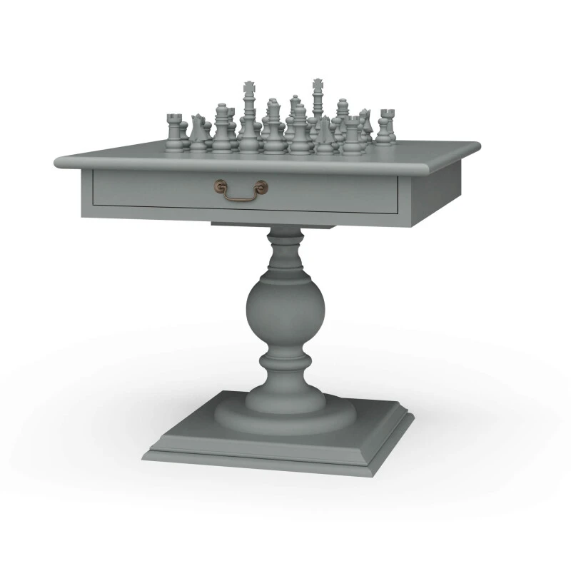 52f64293c487c031ecaa493b61d19ac1 Gloucester Chess Table W/ Drawer - Image 1
